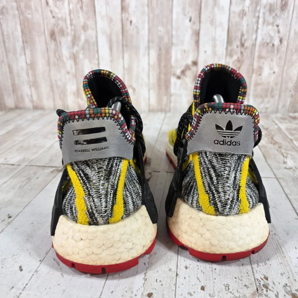 Adidas Pharrell Williams Solar Hu NMD Mother Yellow Black BB9527 Mens 10